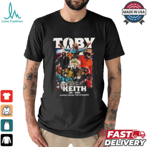 Toby Keith 1961 2024 RIP Cowboy Thank You For All The Memories 3D Shirt