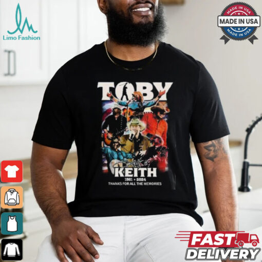 Toby Keith 1961 2024 RIP Cowboy Thank You For All The Memories 3D Shirt