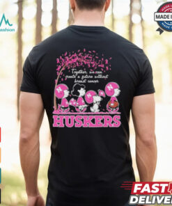 Together We Can Create A Future Without Breast Cancer Snoopy Huskers Shirt