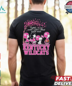 Together We Can Create A Future Without Breast Cancer Snoopy Kentucky Wildcats Shirt