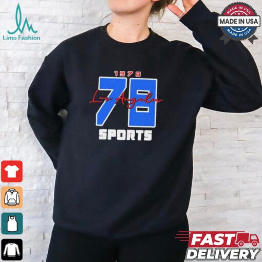 Top 1978 Sports Los Angeles Tee T shirt