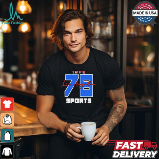 Top 1978 Sports Los Angeles Tee T shirt
