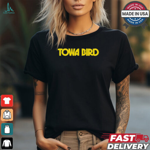 Towa Bird Wearing Towa Bird Rat Race Logo t shirt