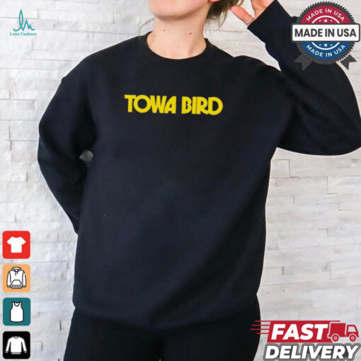 Towa Bird Wearing Towa Bird Rat Race Logo t shirt