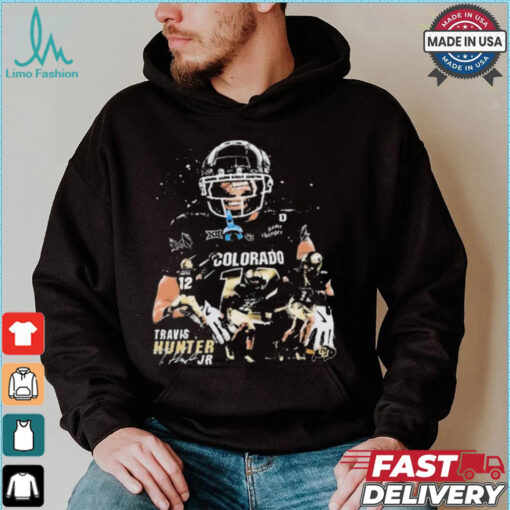 Travis Hunter Jr Colorado Buffaloes Graphic 2024 Signature t shirt