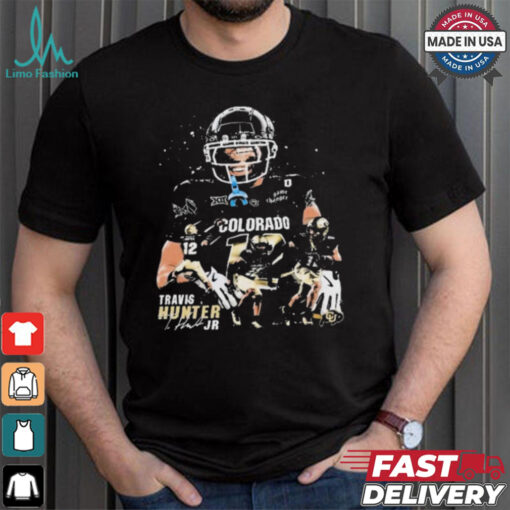 Travis Hunter Jr Colorado Buffaloes Graphic 2024 Signature t shirt