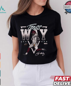 Tress Way Washington Commanders NFL Triangle Name Signature t shirt