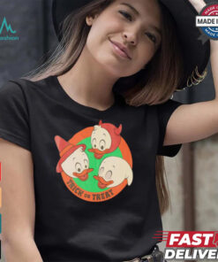 Tricks treats and trouble Donald Duck Halloween shirt