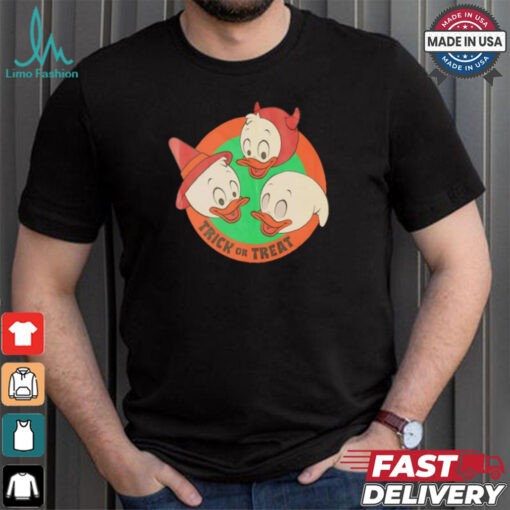 Tricks treats and trouble Donald Duck Halloween shirt