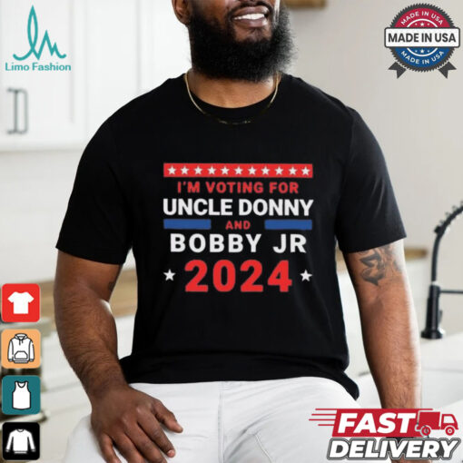 Trump And Kennedy 2024 I’m Voting For Uncle Donny And Bobby Jr T Shirt