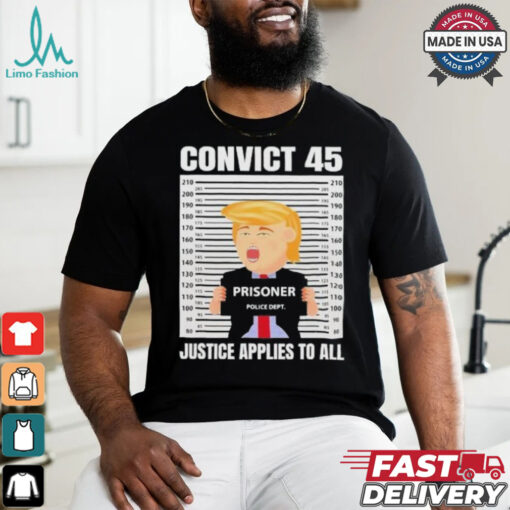 Trump Convict 45 No One Is Above The Law T Shirt