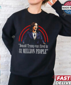 Trump Debate 2024 Pro Harris 81 Million People T Shirt