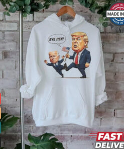 Trump Kicking Bi den – Bye Den! T Shirt
