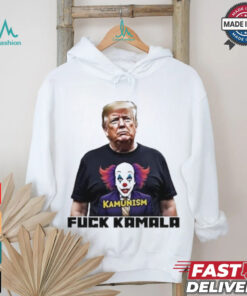 Trump Wearing Kamunism Fuck Kamala Clown shirt
