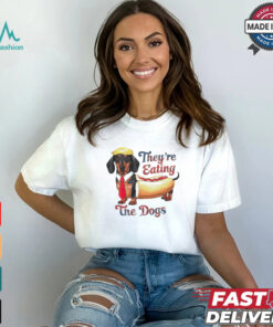 Trump dachshund hotdog they’re eating the dogs shirt
