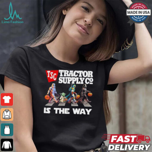 Tsc Tractor Supply Co Star War Walk Is The Way Halloween Shirt