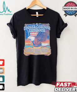 Tucker Carlson Live Tour Eagles art shirt