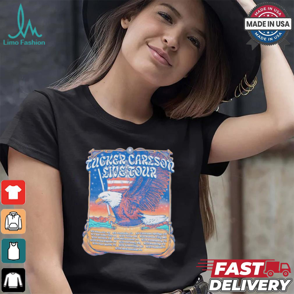 Tucker Carlson Live Tour Eagles art shirt Tucker Carlson Live Tour Eagles art shirt