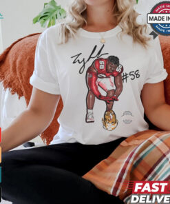 Ty Hamilton #58 Heat Ohio State Buckeyes Signature Graphic t shirt
