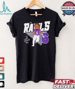 Ty Rawls 2024 6 Football Player Design shirt