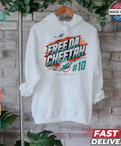 Tyreek Hill 10 free da cheetah Miami Dolphins logo shirt, hoodie, sweater, long sleeve and tank top Tyreek Hill 10 free da cheetah Miami Dolphins logo shirt