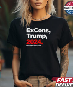 Tyrone Muhammad Wearing Excons Trump 2024 t shirt