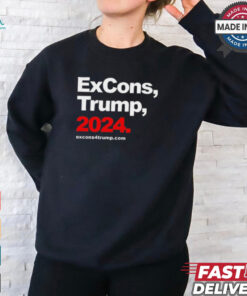 Tyrone Muhammad Wearing Excons Trump 2024 t shirt