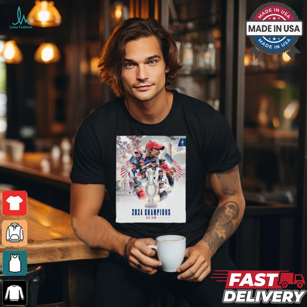 U.S. Team Golf 2024 Champions Trophy poster shirt U.S. Team Golf 2024 Champions Trophy poster shirt