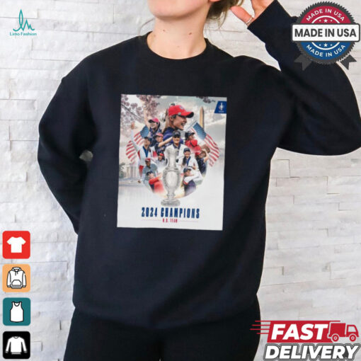 U.S. Team Golf 2024 Champions Trophy poster shirt