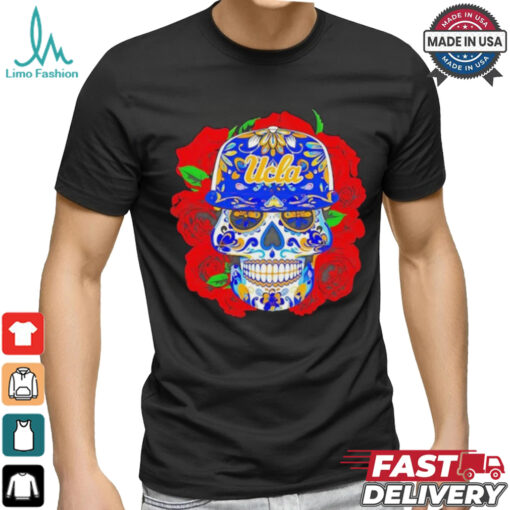 UCLA Bruins Roses sugar skull shirt