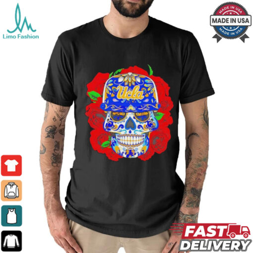 UCLA Bruins Roses sugar skull shirt