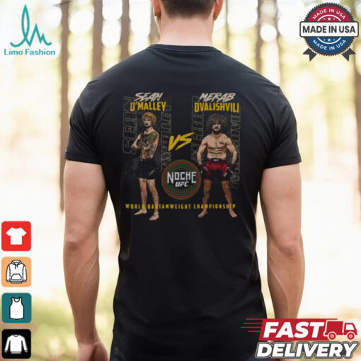 UFC 306 Sean O’Malley Vs. Merab Dvalishvili Match Up Shirt