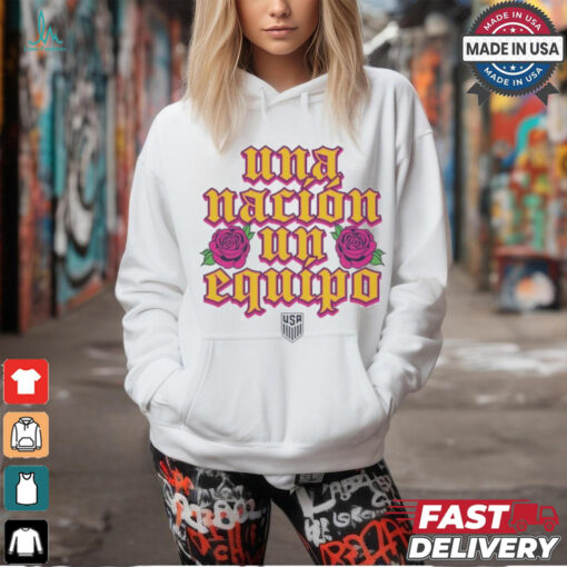 USA Hispanic Heritage Una Nacíón un Equípo Bone Shirt