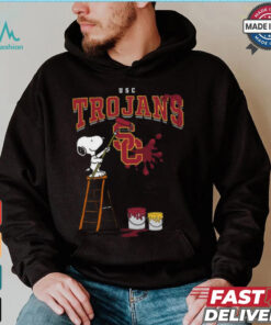 USC Trojans Snoopy Painting Shirt, hoodie, sweater, long sleeve and tank top USC Trojans Snoopy Painting Shirt