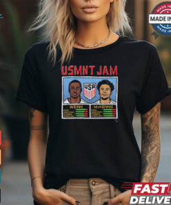 USMNT Jam Weah And McKennie USA team t shirt