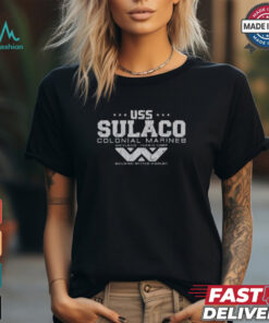 USS SULACO Weyland Corp T Shirt