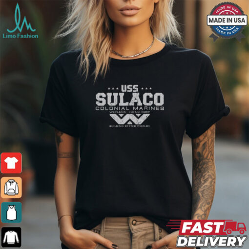 USS SULACO   Weyland Corp T Shirt