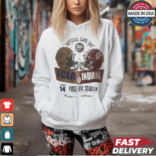 Ucla Bruins vs Indiana Hoosiers 2024 Official Game Day Sep 14 Rose Bowl Stadium Pasadena,California shirt