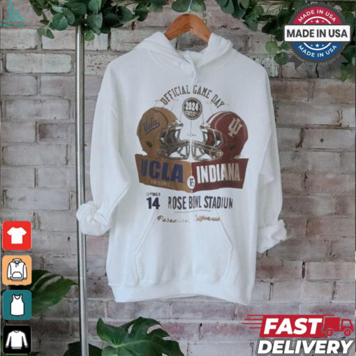 Ucla Bruins vs Indiana Hoosiers 2024 Official Game Day Sep 14 Rose Bowl Stadium Pasadena,California shirt