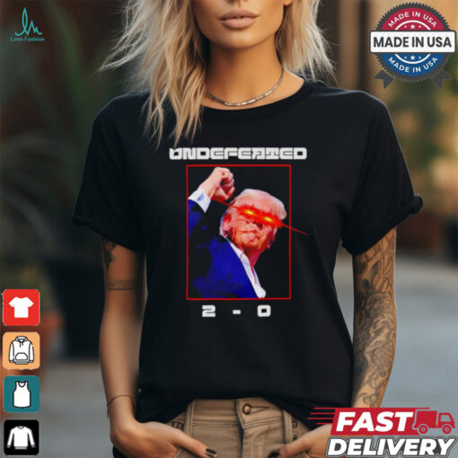 Undefeated 2 0 Donald Trump Failed Assassination shirt