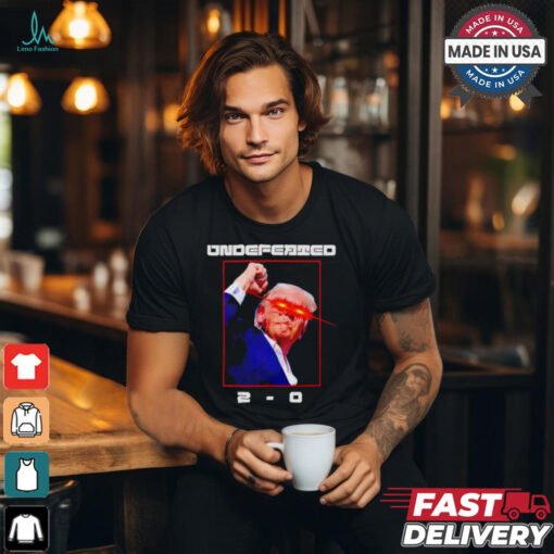 Undefeated 2 0 Donald Trump Failed Assassination shirt
