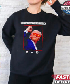 Undefeated 2 0 Donald Trump Failed Assassination shirt