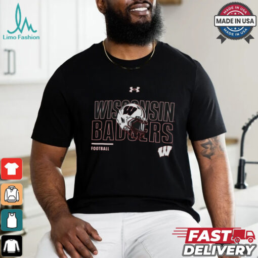 Under Armour Men’s Wisconsin Badgers Red Football Schedule T Shirt