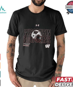 Under Armour Men's Wisconsin Badgers Red Football Schedule T Shirt
