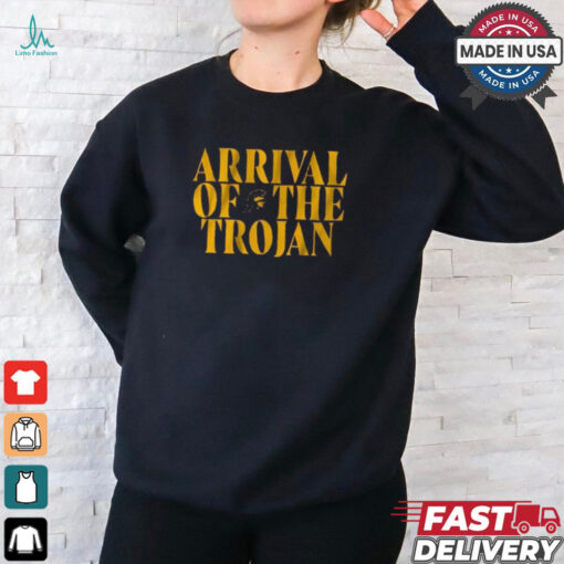 Usc Football arrival of the trojan T shirt