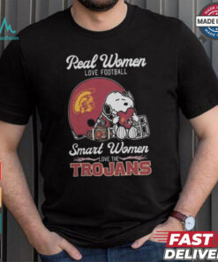 Usc Trojans x Snoopy Real Women Love Football Smart Women Helmet 2024 Shirt