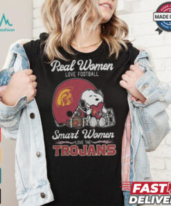 Usc Trojans x Snoopy Real Women Love Football Smart Women Helmet 2024 Shirt