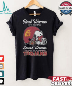 Usc Trojans x Snoopy Real Women Love Football Smart Women Helmet 2024 Shirt