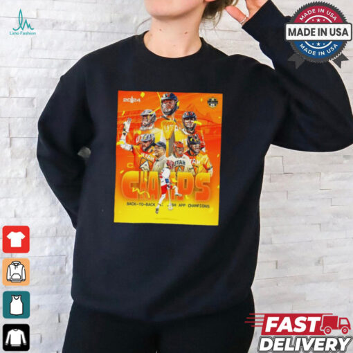 Utah Archers 2024 Back to Back PLL Cash App Champions shirt