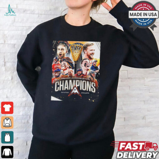 Utah Archers 2024 Premier Lacrosse League Champions Poster Shirt